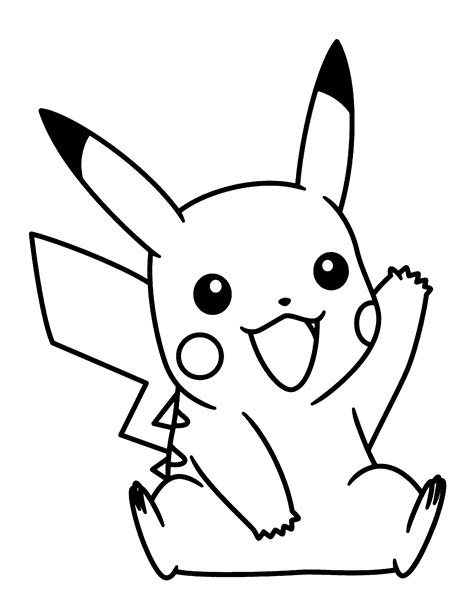 picachu para pintar|⚡ Dibujos de Pikachu para Colorear (Descarga e Imprime)